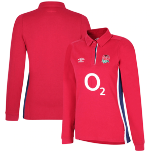 England Rugby Alternate Classic Long Sleeve Jersey 2021/22 - Red