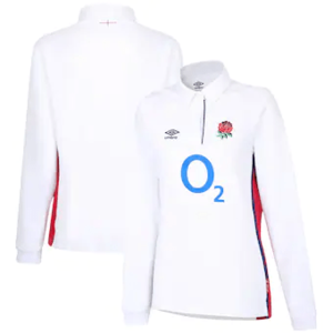 England Rugby Home Classic Long Sleeve Jersey 2021/22 - White