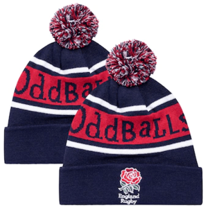 England Rugby Oddballs Bobble Beanie - Navy